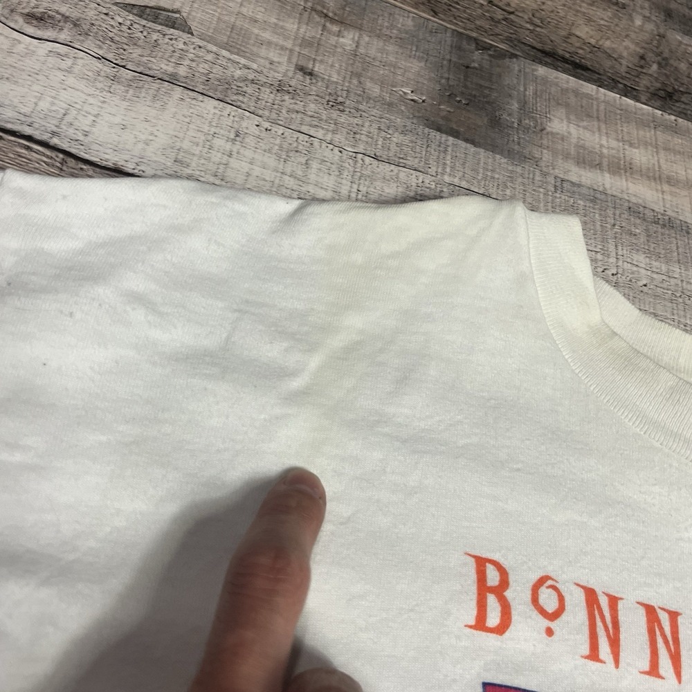 Bonnie Raitt Shirt Size XL White Vintage 90s Luck Of The Draw Band Tee - Picture 9 of 10